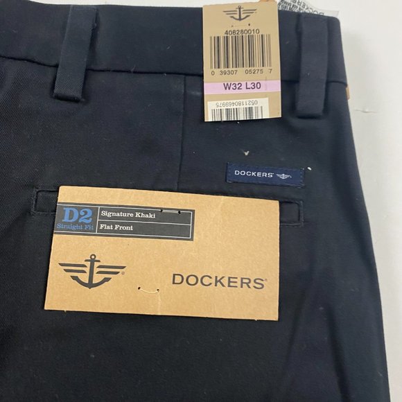 Dockers D2 Flat Front Straight Fit Signature Khaki Pants Chinos Men's 32 x 30 - Picture 6 of 14